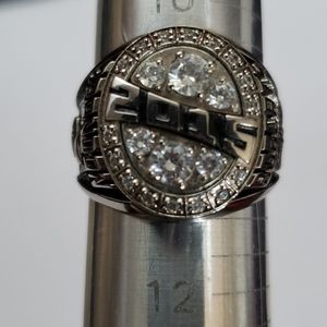 2015 High school large size w/ cz. ring